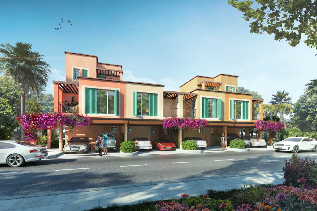DAMAC Lagoon Townhouse Nice - FRONT (5CE-3CM)
